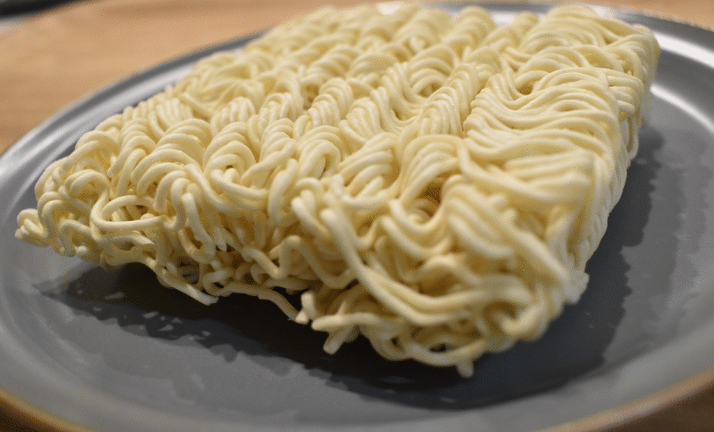 うまかっちゃんのめんのアップ